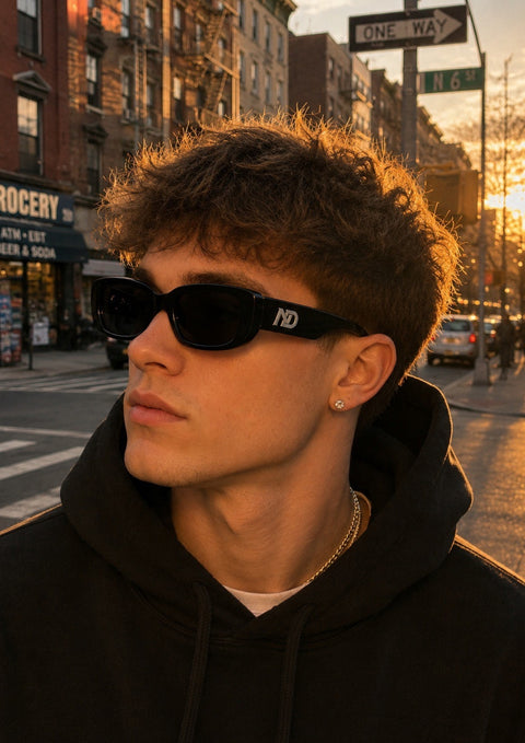 Narrow Square Sunglasses