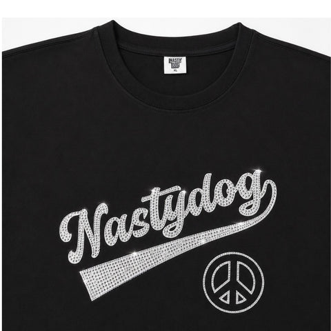 Rhinestone Script Tee