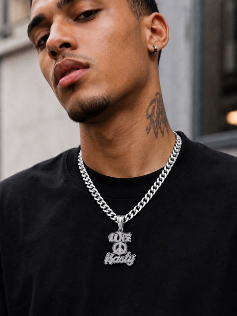 WIZ×ND Stone Pendant (Gold/Silver)