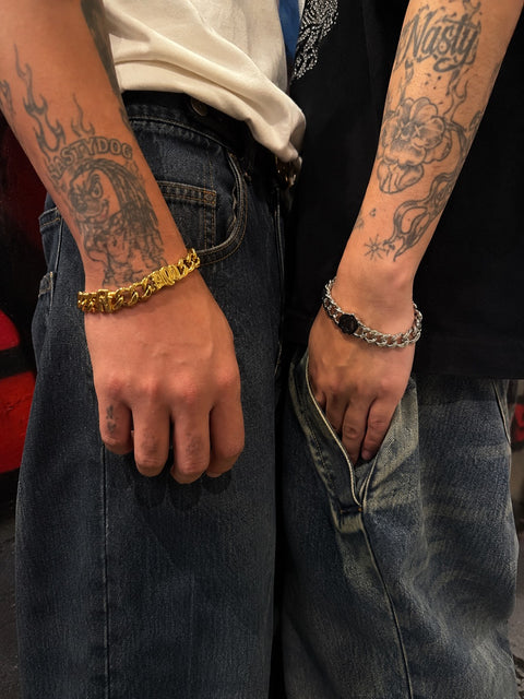 WIZ×ND Chain Bracelet (Gold/Silver)
