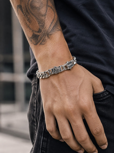 WIZ×ND Chain Bracelet (Gold/Silver)