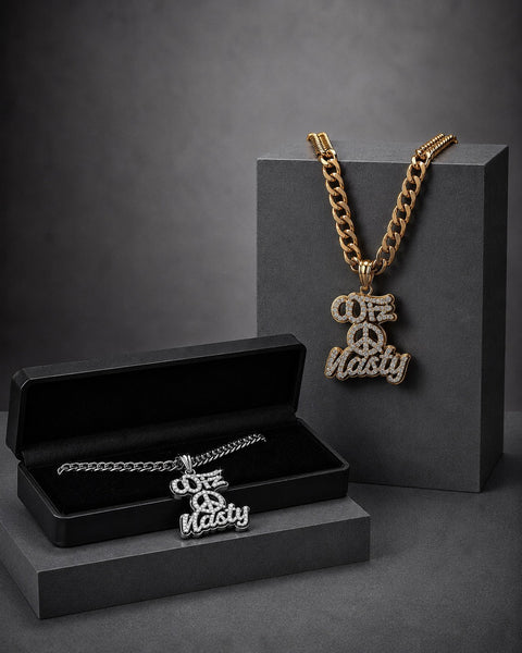 WIZ×ND Stone Pendant (Gold/Silver)
