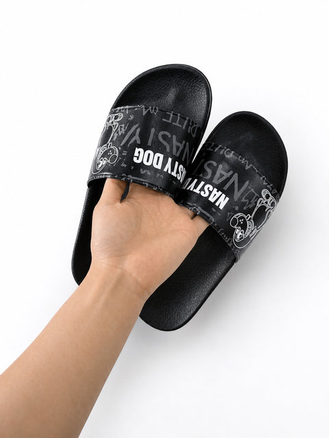 Street Art Shower Sandals