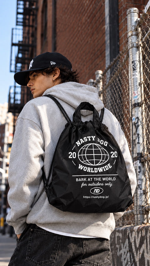 World Logo Knapsack