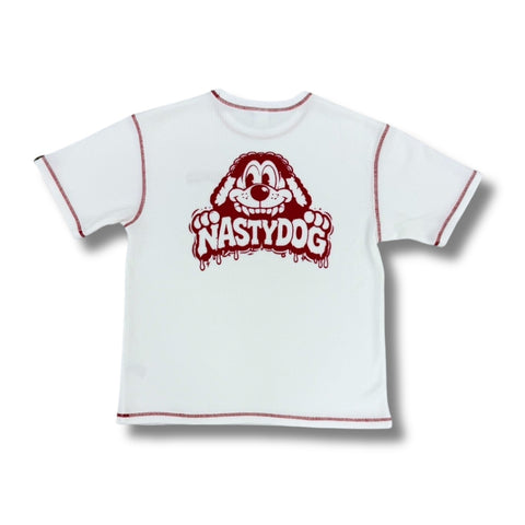 Color Seam Waffle Tee