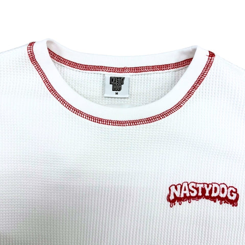 Color Seam Waffle Tee