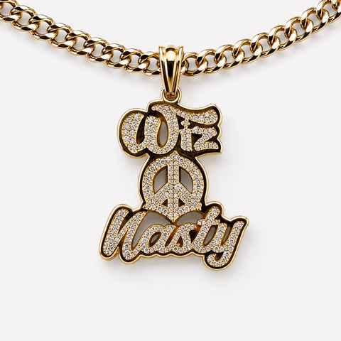 WIZ×ND Stone Pendant (Gold/Silver)