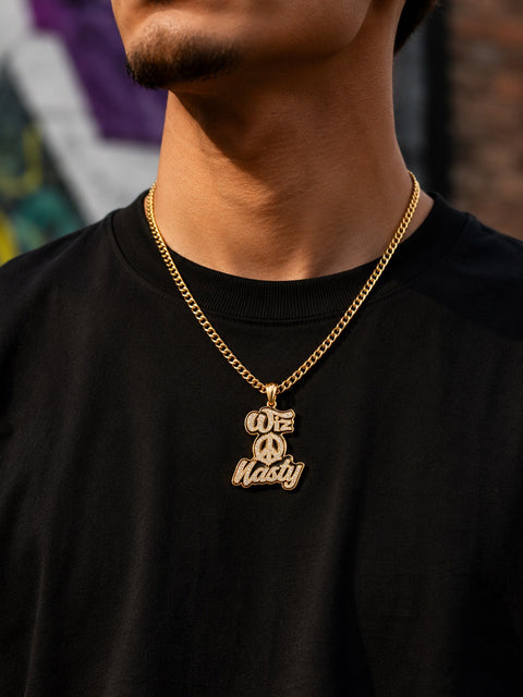 WIZ×ND Stone Pendant (Gold/Silver)