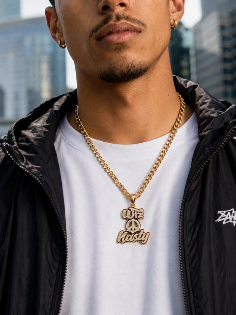 WIZ×ND Stone Pendant (Gold/Silver)