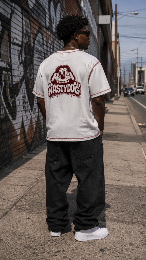 Color Seam Waffle Tee