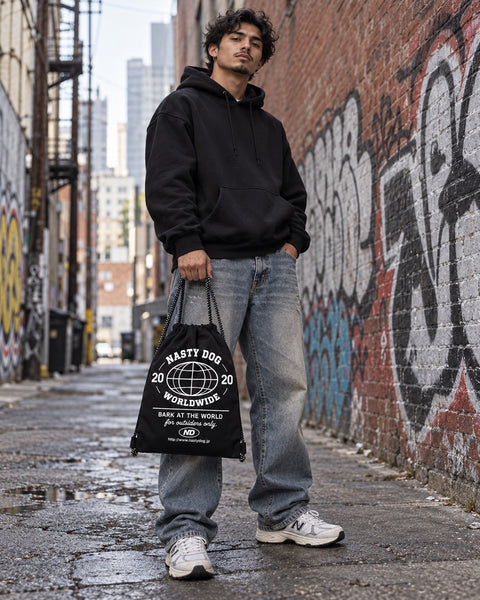 World Logo Knapsack